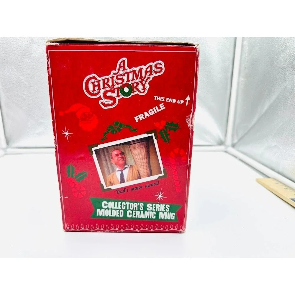 A Christmas Story Leg Lamp Mug FRAGILE‎ Crate Ceramic w/ Box New